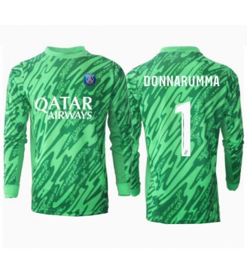 Paris Saint-Germain Gianluigi Donnarumma #1 Målvakt Hemmatröja 2024-25 Långärmad